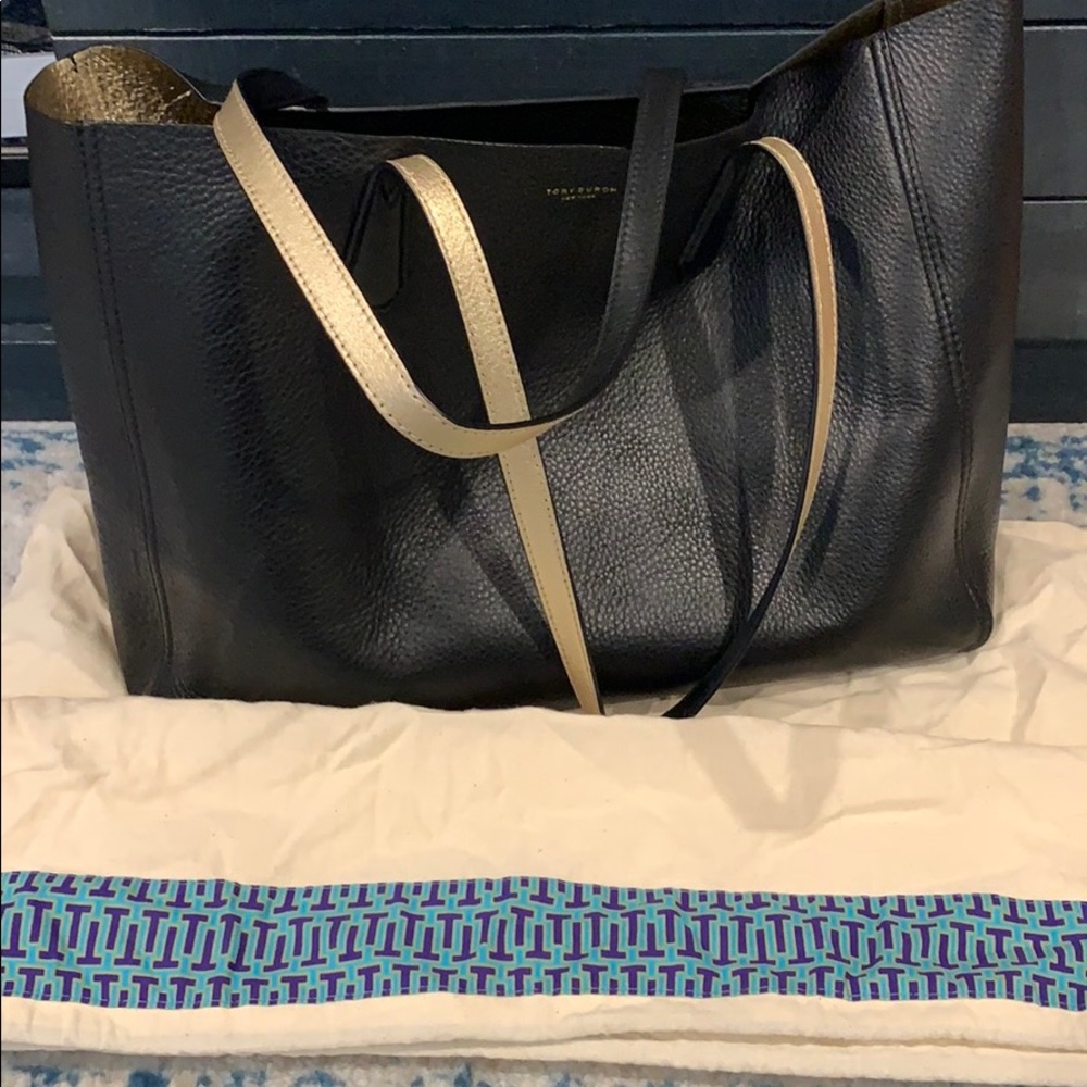Tory Burch Reversible Tote with removable clutch